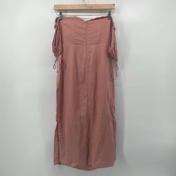 Privacy Please Off Shoulder Dress in Pink S A21 - Picture 2 of 8